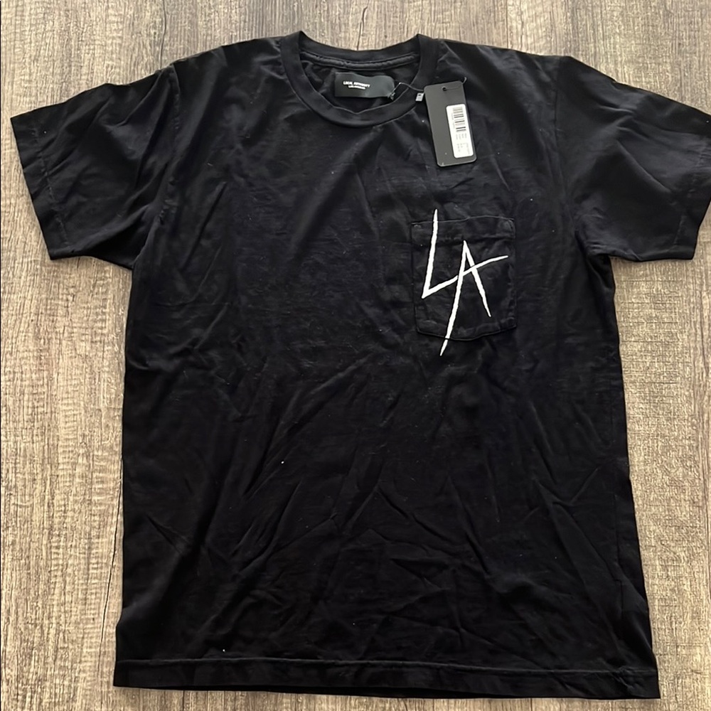 James Perse Local Authority Black Pocket Tee - NWT